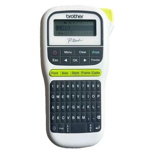 Brother P-Touch PT-H110 Portable Handheld Label Maker - Tested & Working